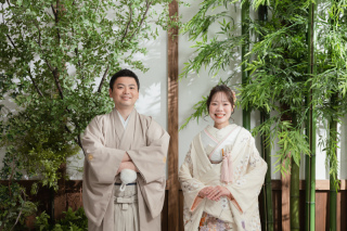 【スタジオAQUA】天候に左右されない和庭園スタジオ撮影