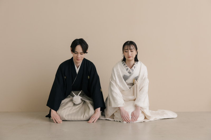 【スタジオAQUA】洋装+和装でスタジオ撮影♪