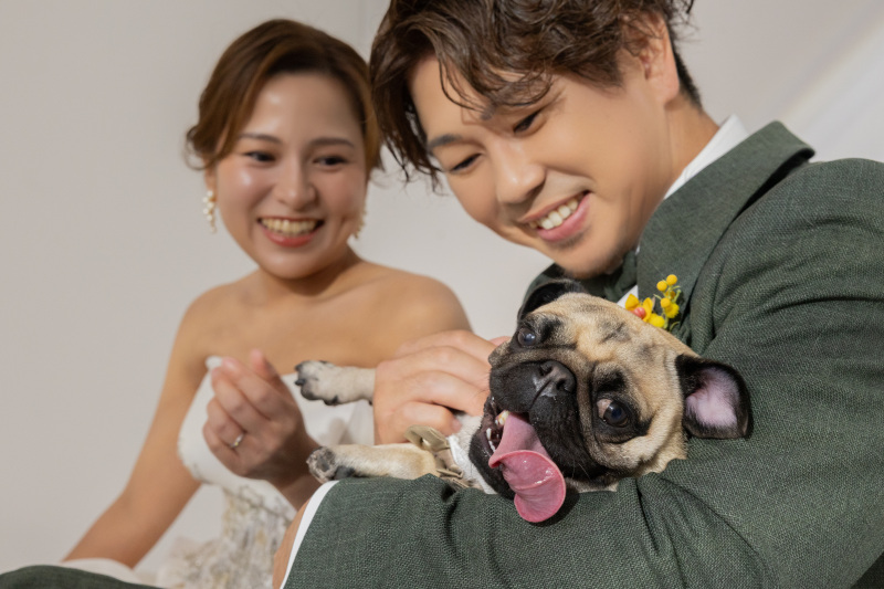 【スタジオAQUA】愛するワンちゃんと一緒に♪