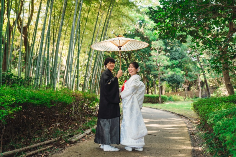 晴天!日本庭園!