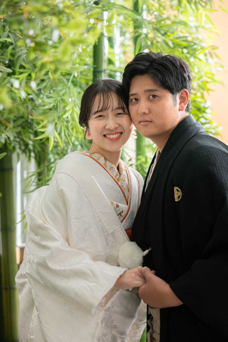 【スタジオAQUA】屋内庭園撮影でおふたりらしさを!