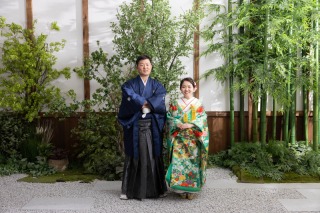 【スタジオAQUA】屋内庭園スタジオで2着撮影！