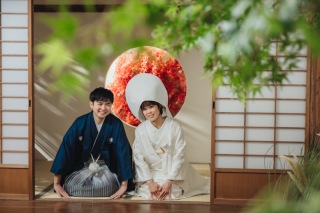 正統派花嫁、白無垢綿帽子のご紹介