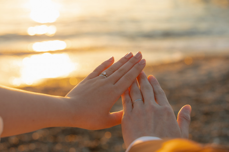 【スタジオAQUA】夕日に照らされて