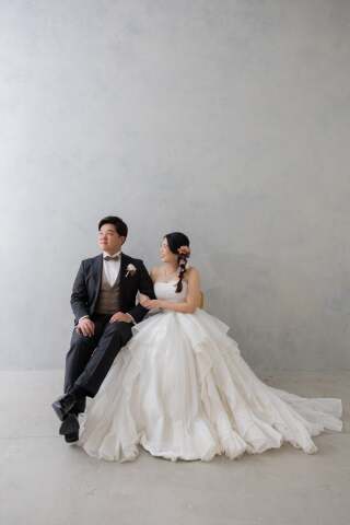 【スタジオAQUA】屋内スタジオでの可愛いおふたりの撮影！