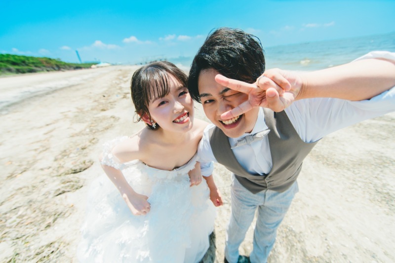 海と公園でピクニック撮影♪