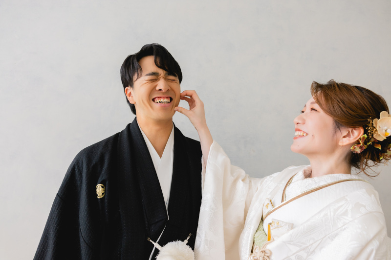 【スタジオAQUA】和装ハウススタジオでお二人の写真!