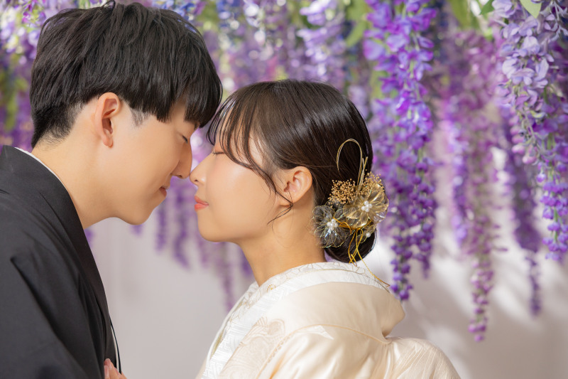 【スタジオAQUA】室内で快適和装撮影♪