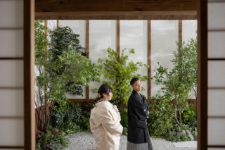 【スタジオAQUA】屋内庭園スタジオ撮影