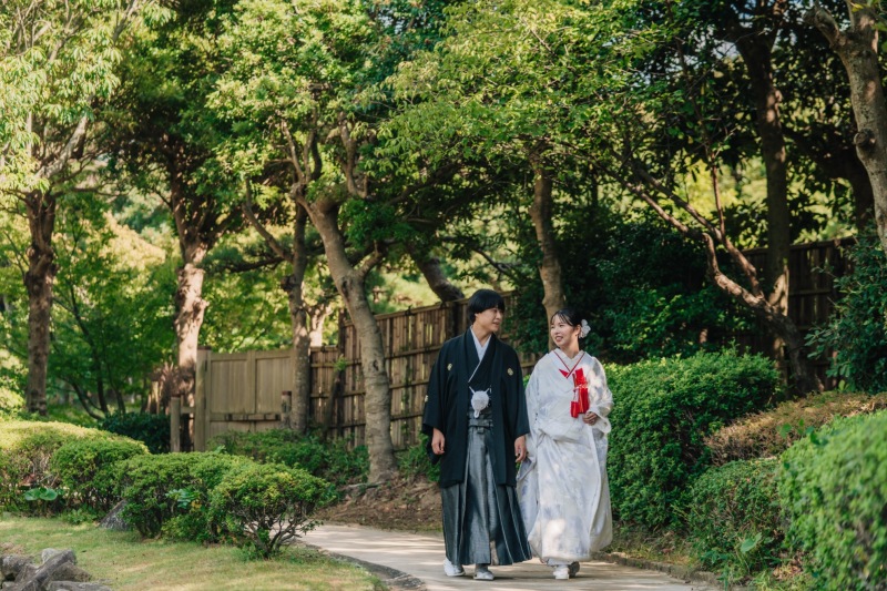 晴天!日本庭園!
