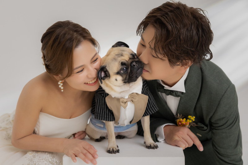 【スタジオAQUA】愛するワンちゃんと一緒に♪