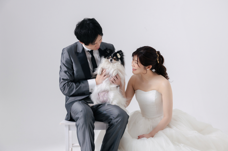 【スタジオAQUA】愛犬と一緒に和洋撮影!
