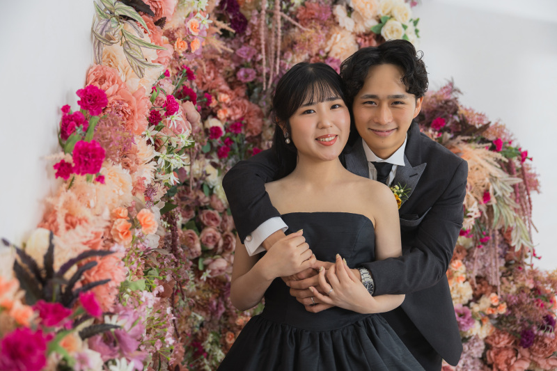 ブラックドレスで大人可愛く♪