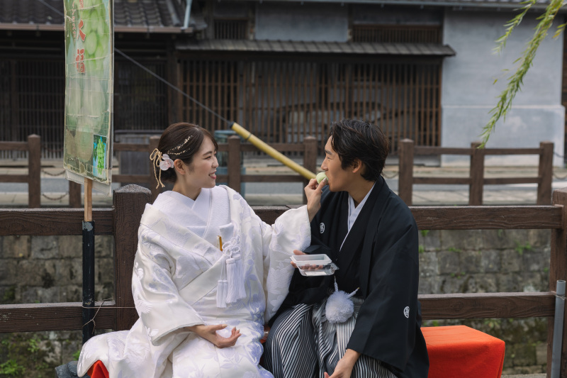 【スタジオAQUA】佐原の街並みでお二人らしく