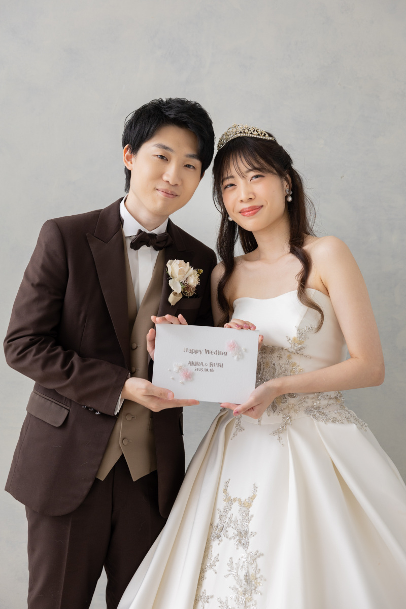 和装でしっとり、洋装でふんわり♪