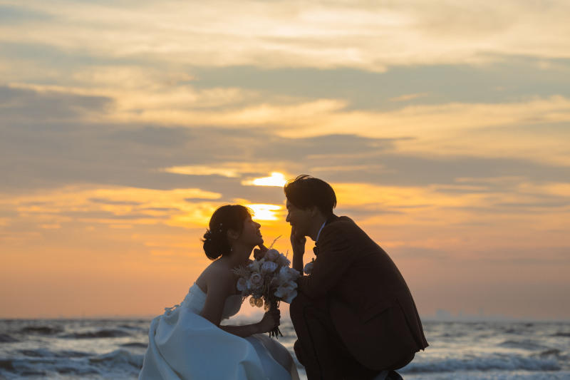 【スタジオAQUA】夕景稲毛で壮大に