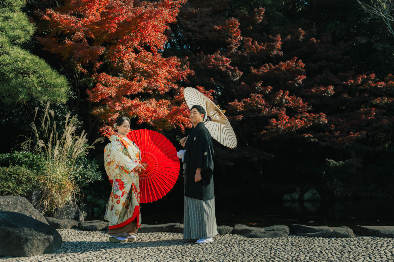 紅葉シーズンの見浜園撮影!