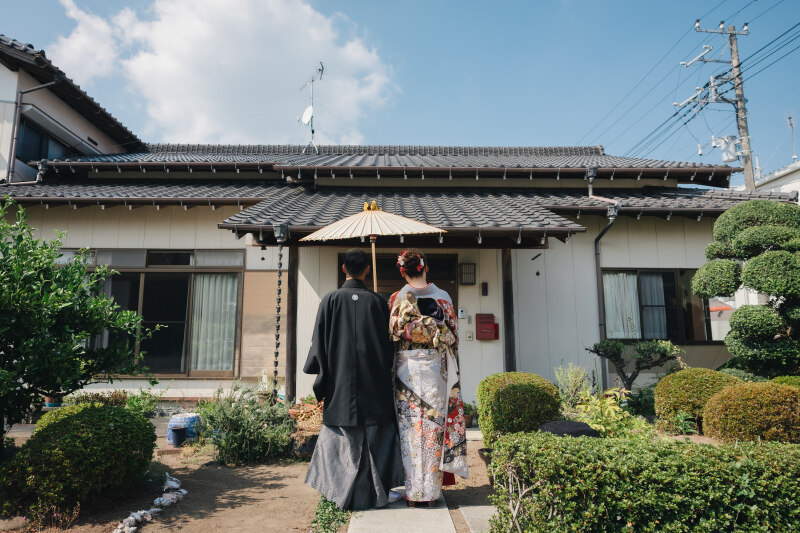 祖父母の家で