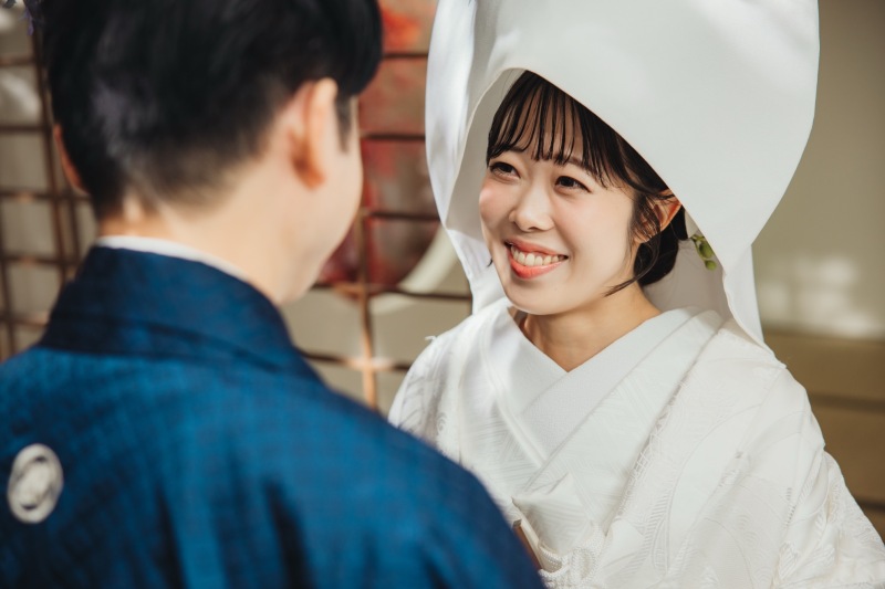 正統派花嫁、白無垢綿帽子のご紹介