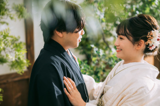 【スタジオAQUA】屋内庭園スタジオ＋洋装ハウススタジオ撮影