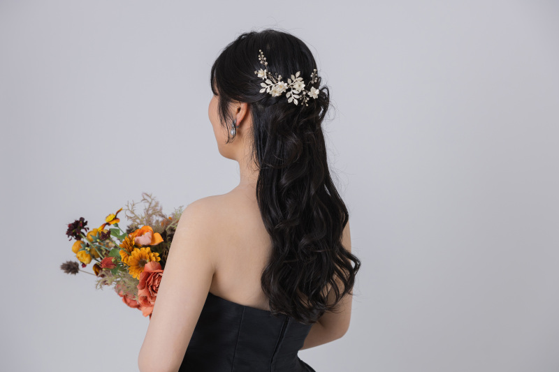 ブラックドレスで大人可愛く♪
