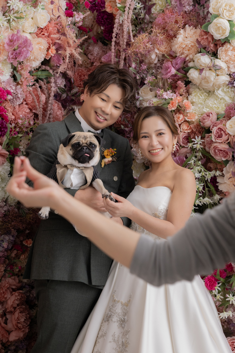 【スタジオAQUA】愛するワンちゃんと一緒に♪