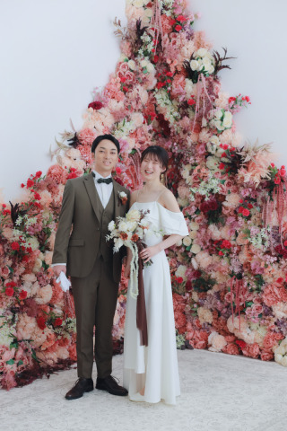  【スタジオAQUA】お気に入りのドレスとタキシードで撮影！