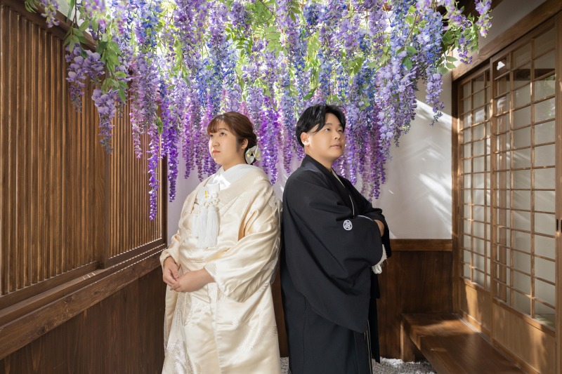 【スタジオAQUA】屋内庭園スタジオ撮影