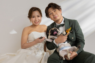 【スタジオAQUA】愛するワンちゃんと一緒に♪