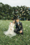 赤く染まる稲毛の海