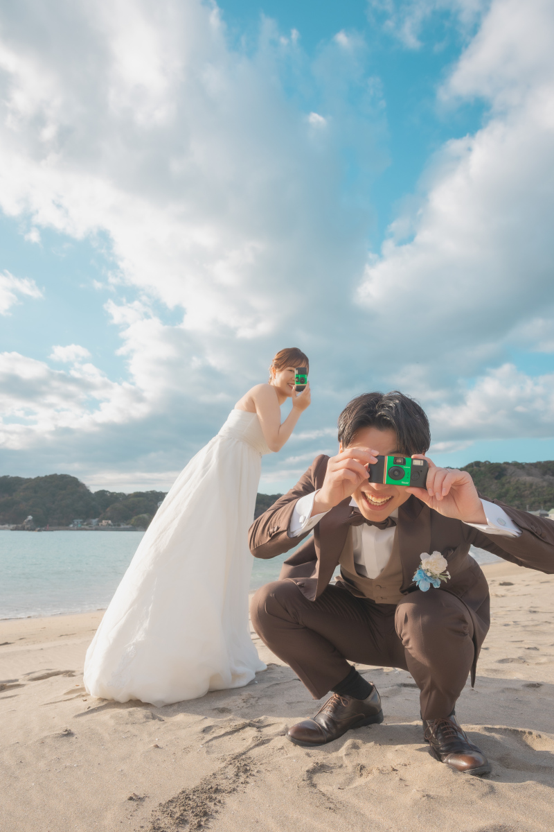 【スタジオAQUA】地元の海での撮影