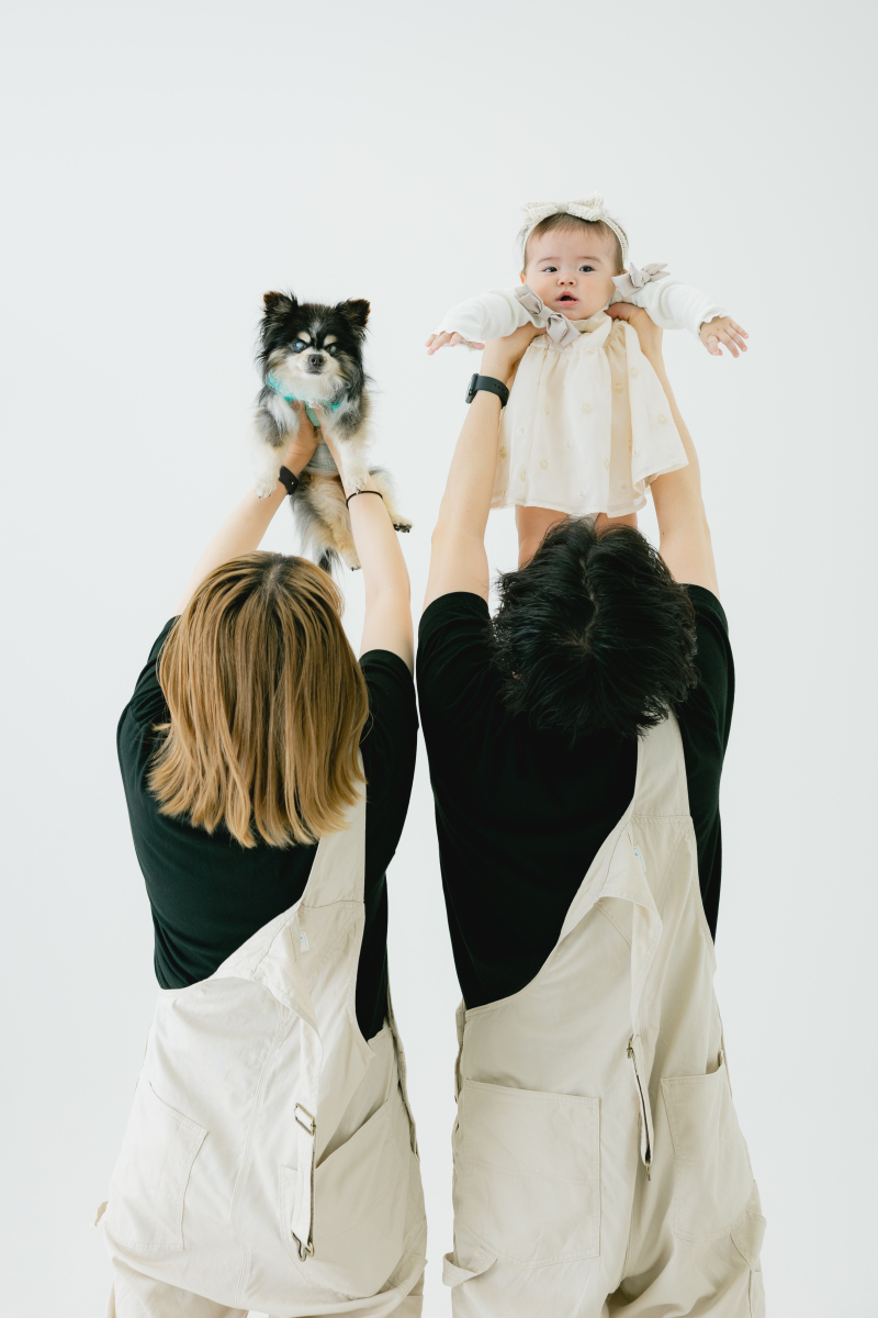 【スタジオAQUA】ライフフォトでのお子様ハーフバースデー撮影！