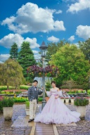 【スタジオAQUA】コスモスに囲まれて可愛い撮影