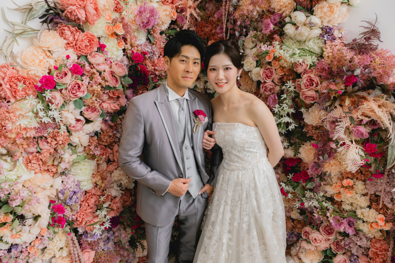 【スタジオAQUA】貸切スタジオでの婚礼撮影！