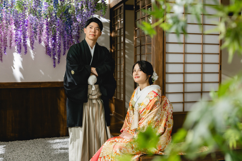 【スタジオAQUA】屋内庭園で2着撮影!