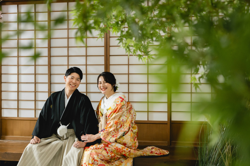 【スタジオAQUA】屋内庭園で2着撮影!