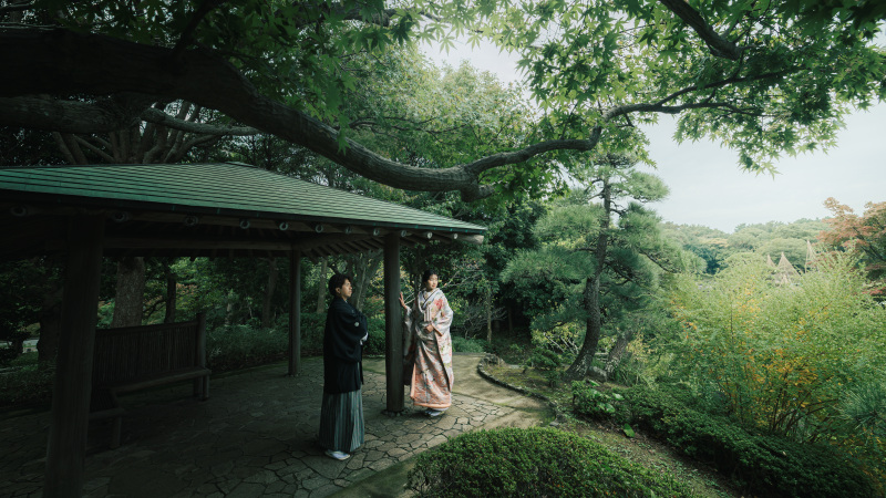 紅葉前の見浜園撮影！