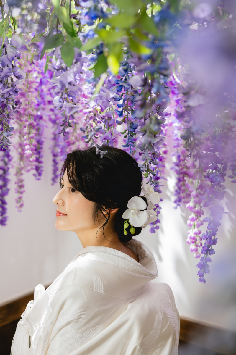 【スタジオAQUA】屋内庭園で2着撮影!