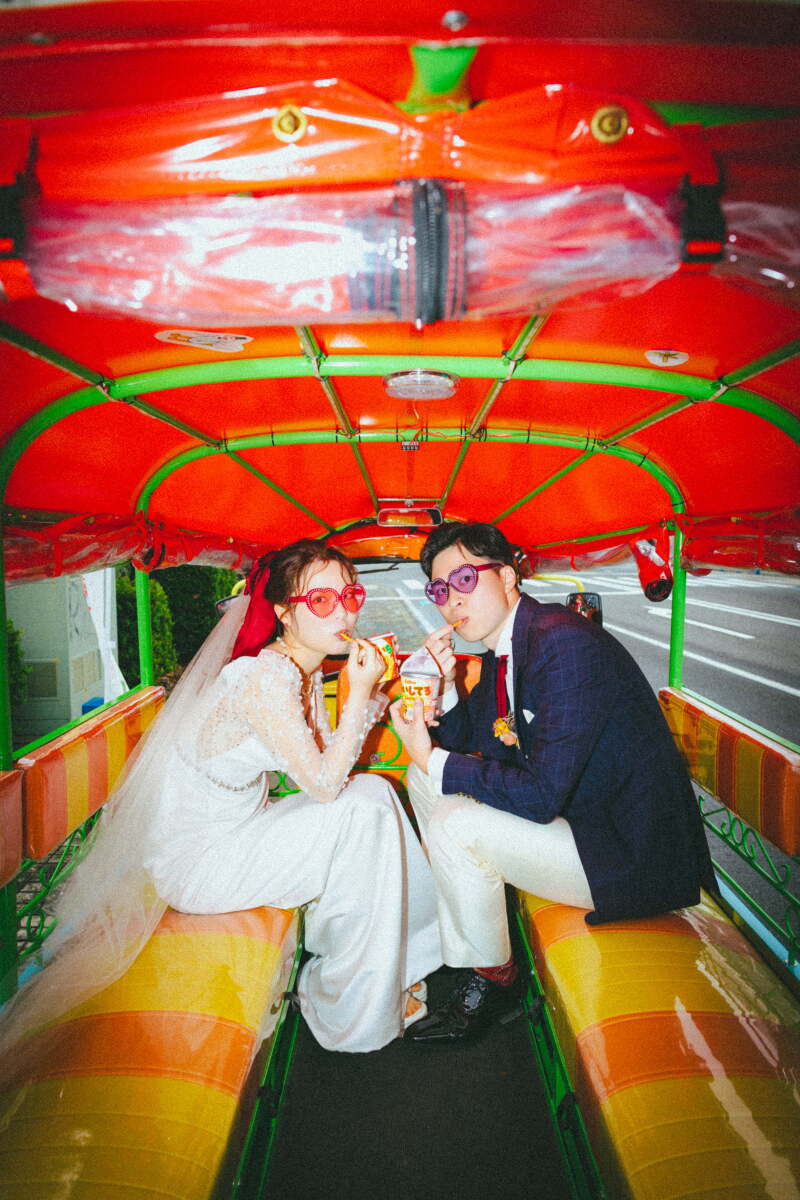  【スタジオAQUA】COLORFUL WEDDING IN Tuk-Tuk！