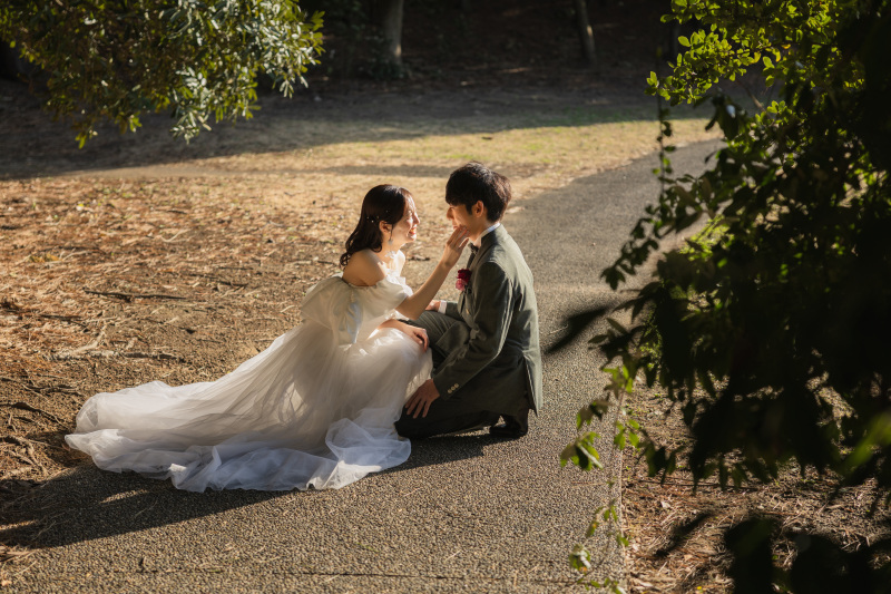 【スタジオAQUA】お二人らしく海と芝生ロケーション