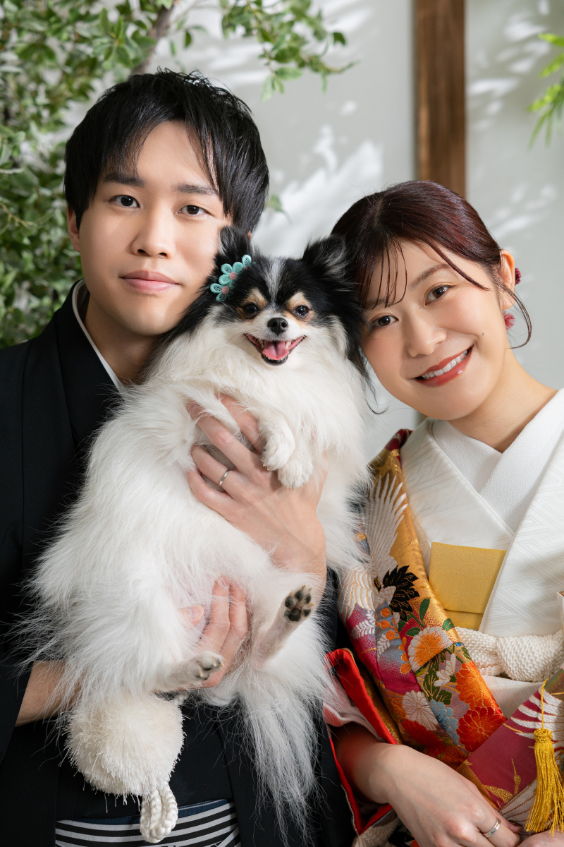 【スタジオAQUA】愛犬と一緒に和洋撮影!