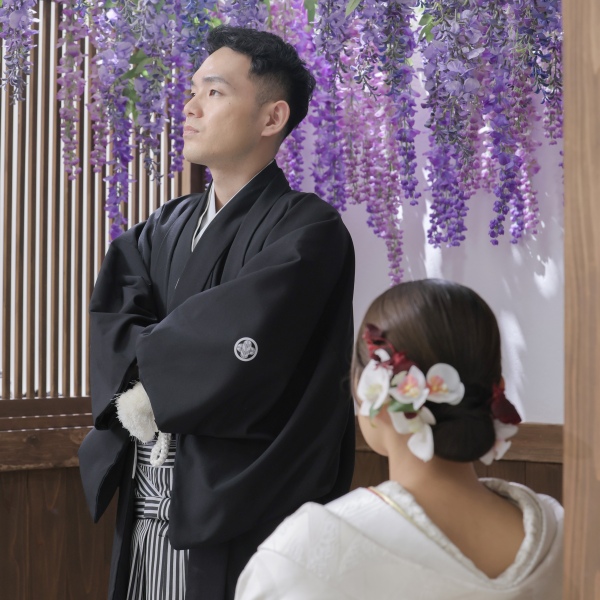 屋内庭園スタジオでの撮影！