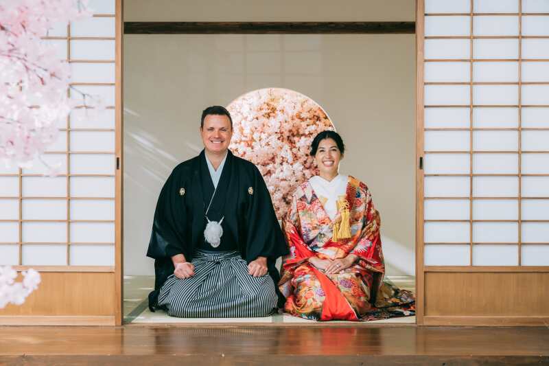 屋内庭園スタジオ2着撮影!