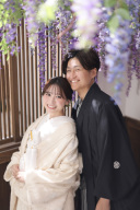 【スタジオAQUA】天候に左右されない屋内庭園スタジオで和装の撮影！