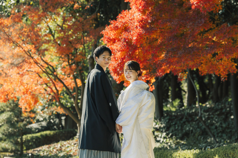 紅葉シーズンの見浜園撮影!