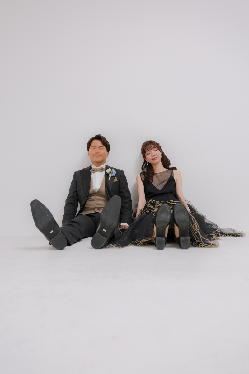 白ドレス&黒ドレスの2着を満喫!推し活やぬいぐるみと叶えるこだわりフォト