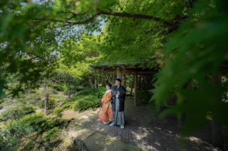 【スタジオAQUA】新緑の美浜園撮影！