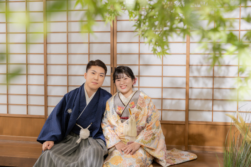 【スタジオAQUA】笑顔あふれる屋内庭園撮影