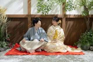 和装でしっとり、洋装でふんわり♪