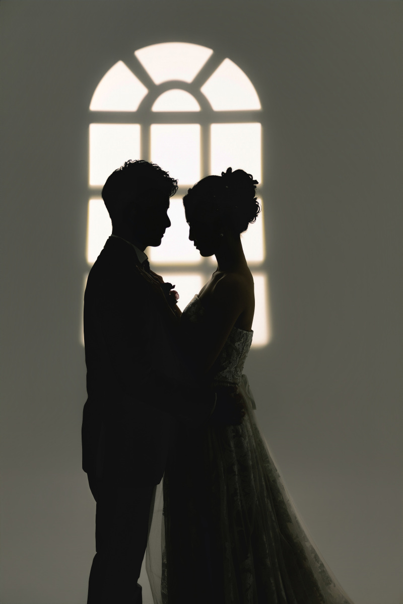 【スタジオAQUA】貸切スタジオでの婚礼撮影！